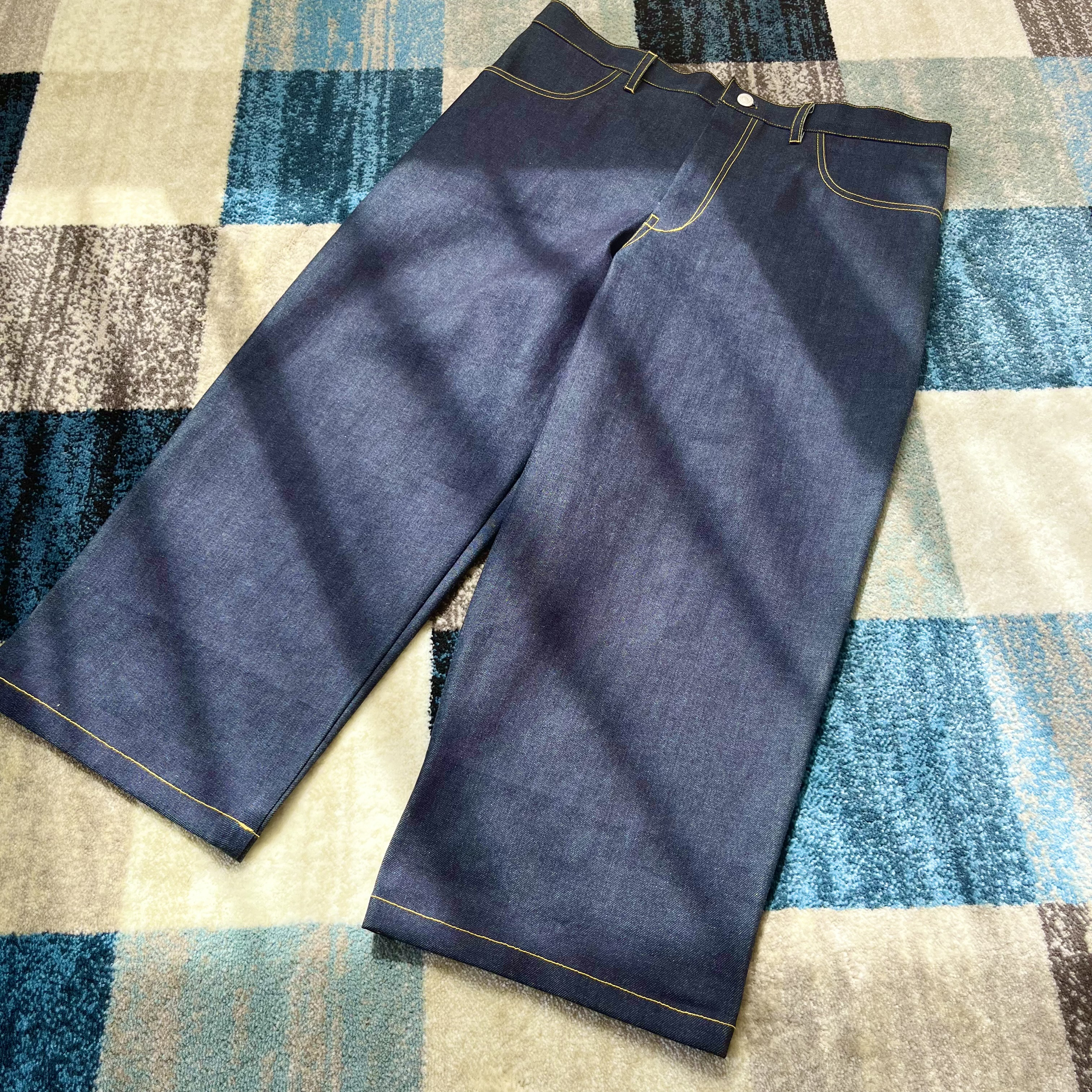 ワイドデニムパンツ