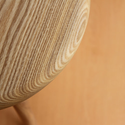 無垢材のキッチンスツールA・タモ材・ハイスツール・カウンターチェアー・お好きな高さでオーダー可 5枚目の画像