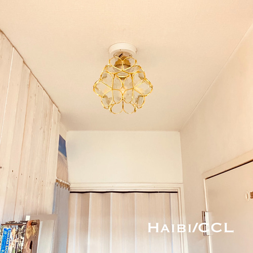 シーリングライト 照明 Haibi/CCL ステンドグラス ランプシェード E26