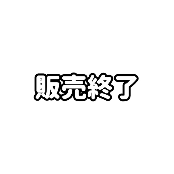 販売終了 1枚目の画像