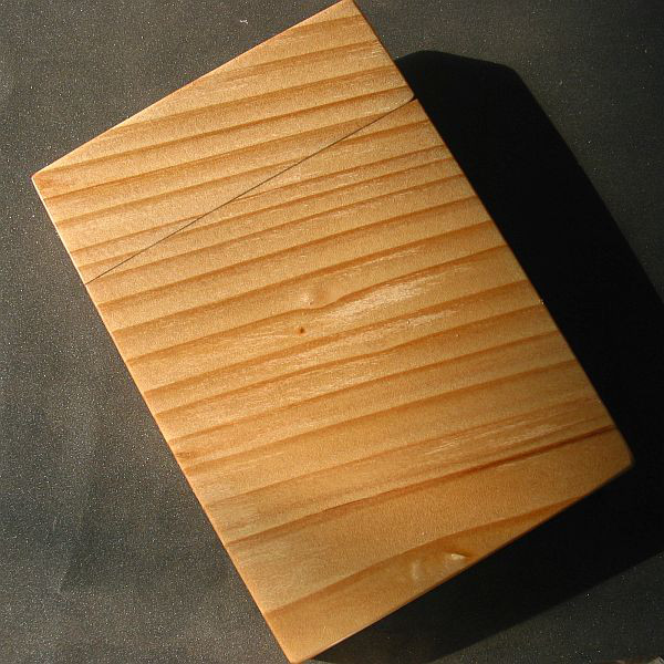 1【樅】 木製名刺入れ　クリスマスツリーの木【即日発送】