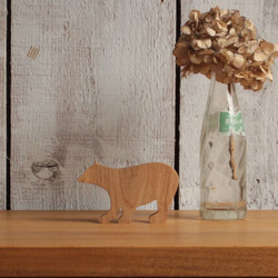 【送料無料】しろくま Ｓサイズ 白くま シロクマ 飾り オブジェ 置物 アニマル 北欧 雑貨 木製 ナチュラル 冬 熊 7枚目の画像