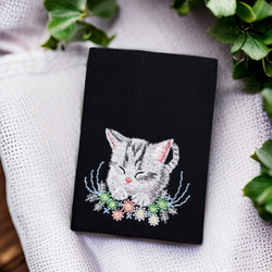 sa⑦ブックカバー  猫ちゃん編 ブックカバー【カラフル猫】文庫本サイズ | ATELIER GATTO
