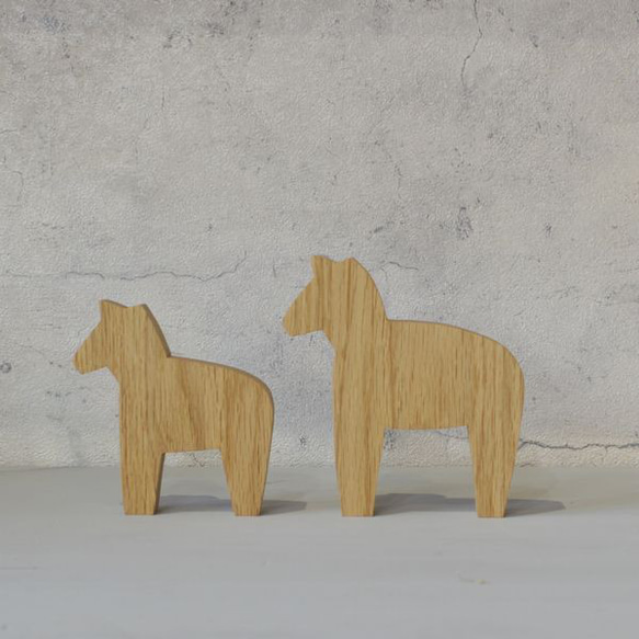 ホース オブジェ｜全２種類 馬 うま 飾り 北欧 雑貨 ダーラナホース ダーラヘスト 干支 2026年 午 幸せ 7枚目の画像