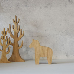 ホース オブジェ｜全２種類 馬 うま 飾り 北欧 雑貨 ダーラナホース ダーラヘスト 干支 2026年 午 幸せ 4枚目の画像