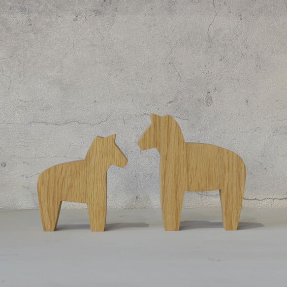 ホース オブジェ｜全２種類 馬 うま 飾り 北欧 雑貨 ダーラナホース ダーラヘスト 干支 2026年 午 幸せ 6枚目の画像