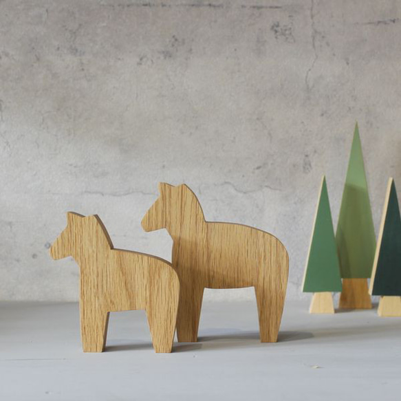 ホース オブジェ｜全２種類 馬 うま 飾り 北欧 雑貨 ダーラナホース ダーラヘスト 干支 2026年 午 幸せ 5枚目の画像