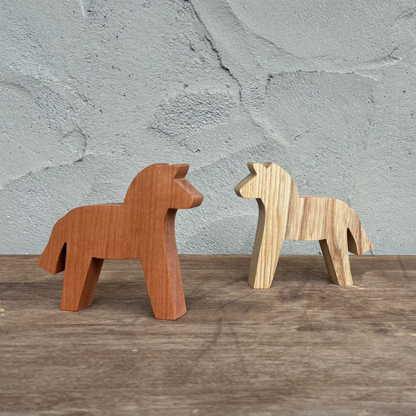 馬のオブジェ｜全２種類 ホース うま 飾り 北欧 雑貨 シンプル 干支 午 2026年 正月飾り 2枚目の画像