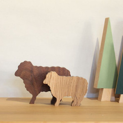 【送料無料】ひつじ Ｓサイズ ヒツジ 動物 アニマル 飾り 木製 羊 オブジェ 置物 北欧 雑貨 シープ 6枚目の画像