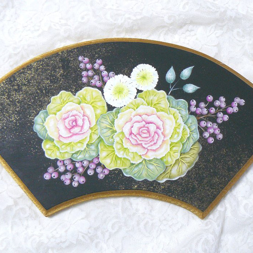 トールペイント (アッセンデルフト)扇置物、プレート トールペイント (アッセンデルフト)扇置物、プレート - メルカリ