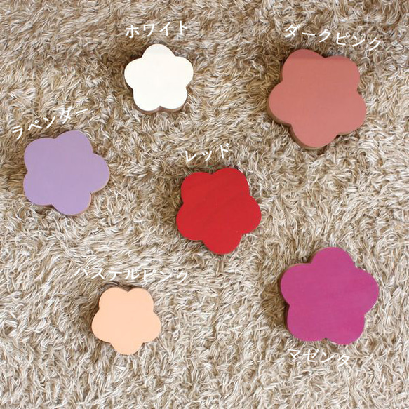 フラワー オブジェ｜全２７種類 受注制作 花 ひなまつり ひな祭り 節句 置物 ペイント桜 桃 雑貨 春 韓国インテリア 16枚目の画像