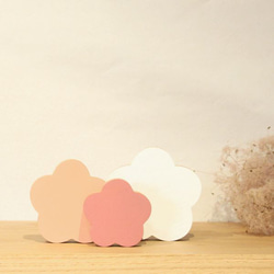 フラワー オブジェ｜全２７種類 受注制作 花 ひなまつり ひな祭り 節句 置物 ペイント桜 桃 雑貨 春 韓国インテリア 3枚目の画像