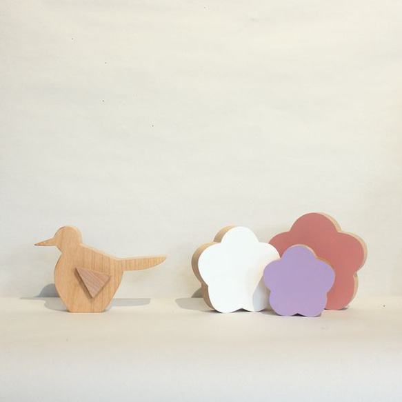 フラワー オブジェ｜全２７種類 受注制作 花 ひなまつり ひな祭り 節句 置物 ペイント桜 桃 雑貨 春 韓国インテリア 12枚目の画像