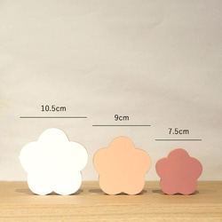 フラワー オブジェ｜全２７種類 受注制作 花 ひなまつり ひな祭り 節句 置物 ペイント桜 桃 雑貨 春 韓国インテリア 19枚目の画像