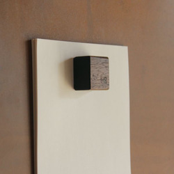 [免運費] 磁鐵立方體 3 件組木質磁性文具時尚實木牆面裝飾設計文具簡約 第3張的照片