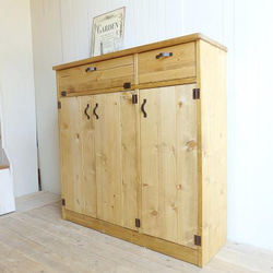 麦穂のカントリーミニキャビネット チェスト・キャビネット putto 通販