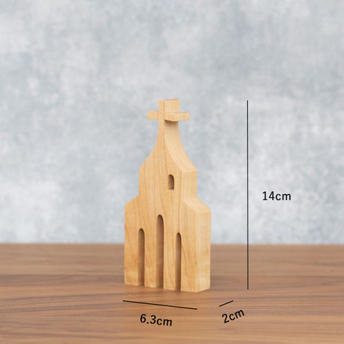 チャーチ(教会) オブジェ｜北欧 クリスマス 冬 インテリア 置物