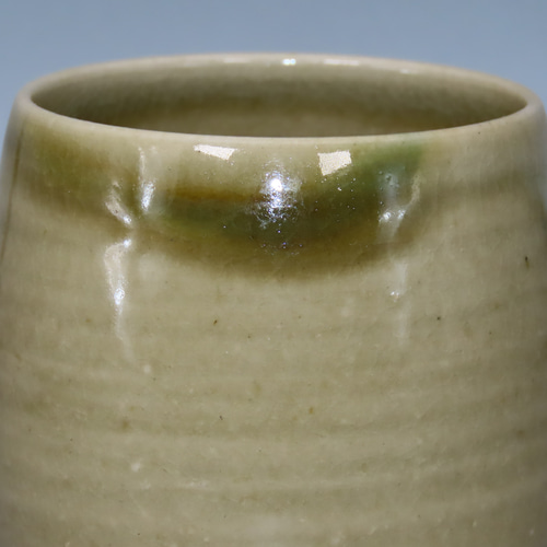 虫明焼(曙窯作) 灰釉湯呑 贈り物 普段使い お祝い ギフト 焼物 和食器