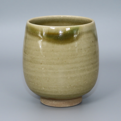 新品 虫明焼曙窯 花入 木箱付き 虫明焼(曙窯作) 灰釉湯呑 贈り物 普段使い お祝い ギフト 焼物 和食器