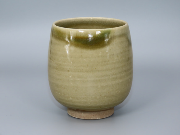 虫明焼(曙窯作) 灰釉湯呑 贈り物 普段使い お祝い ギフト 焼物