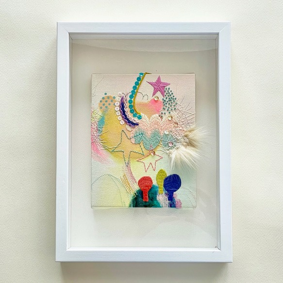 手刺繍絵画