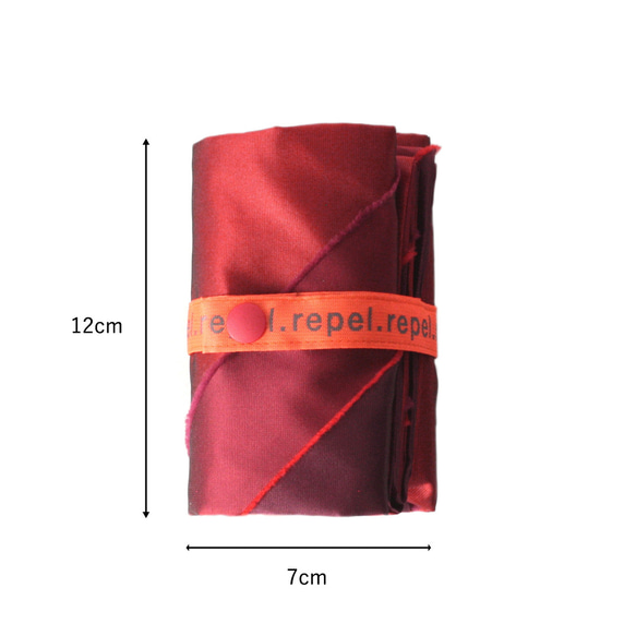 【防水・撥水カバーバッグ】repel. Cover bag -Red- 2枚目の画像