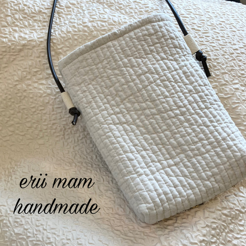 リクエスト＊ロラライハリス♡一面シルバーライン刺繍サコッシュ