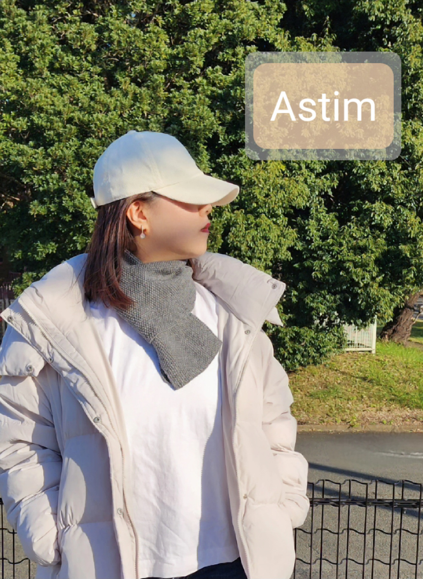 Y70M【クリスマスギフト】万能グレー/鹿の子編みのコンパクトマフラー/あたたかく上質なメリノウール100％【送料無料】