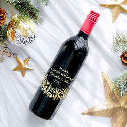 【名入れ】クリスマス 新婚祝い お誕生日のお祝いに！キュヴェ ブレヴァン ルージュ 赤ワイン 750ml 1枚目の画像