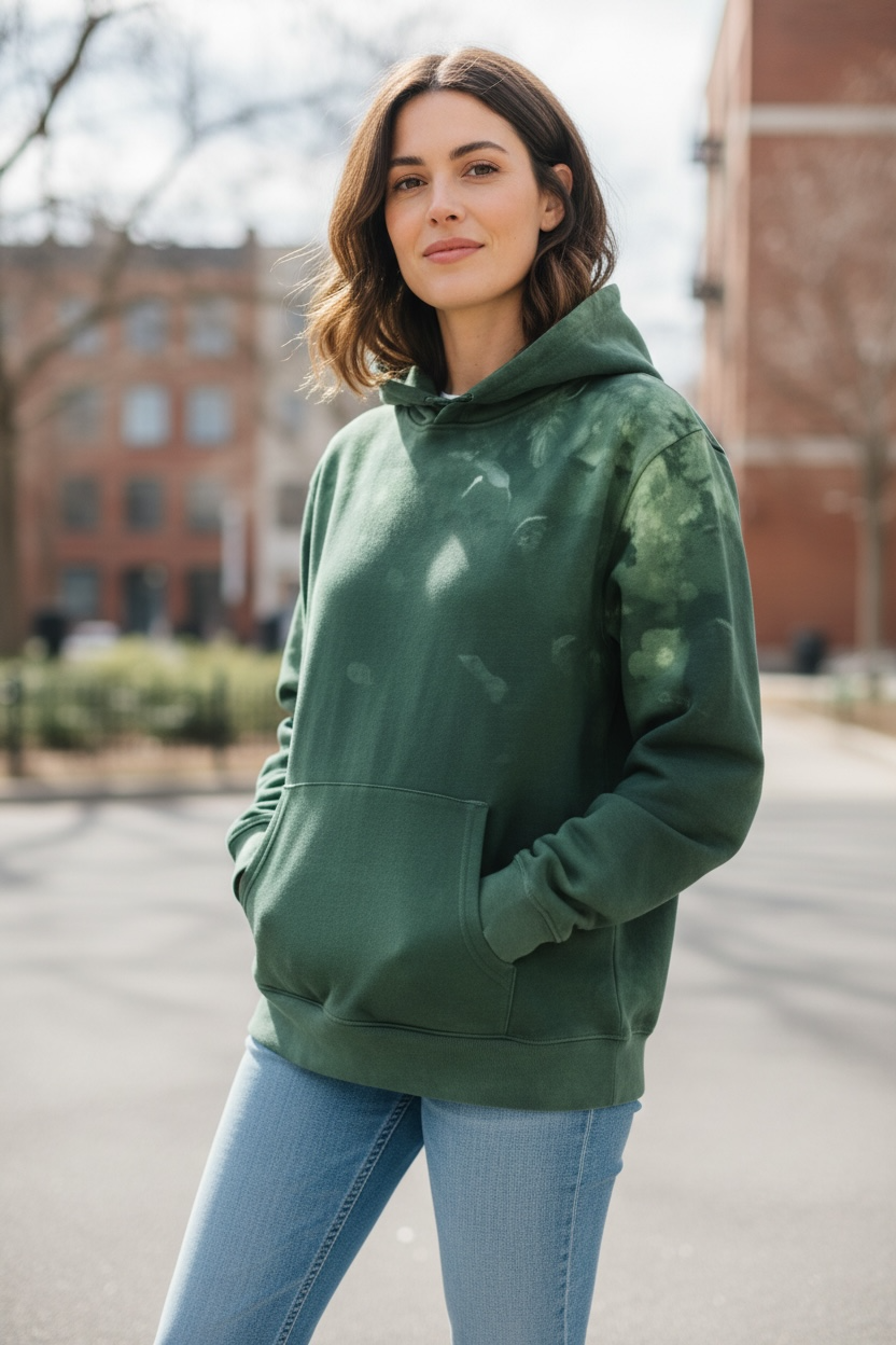 Green mist ユニセックスパーカー