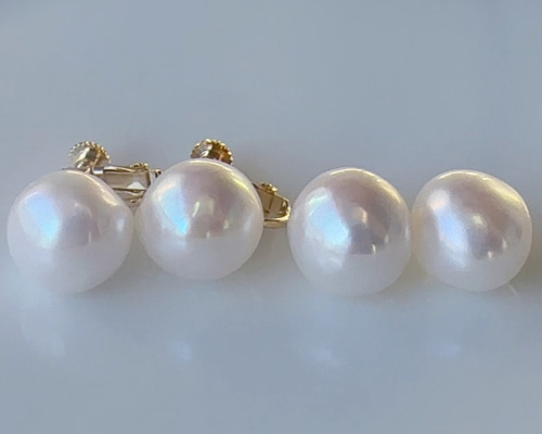 ♡期間限定販売【10】あこや真珠バロックパールのチャーム、ピアス、イヤリング♡ Pearl Plump パール プランプ