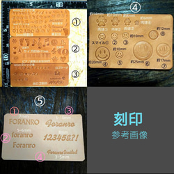 栃木レザー　本革　レインボーカラーかわいいハートのネームタグ　（8種類の中からカラー選べます） 7枚目の画像