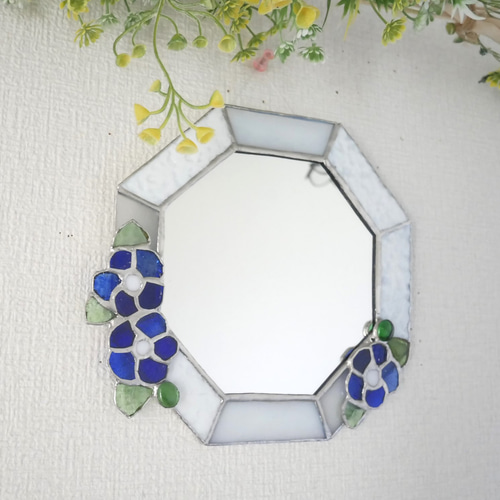 ステンドグラスカラー飾リミラー　(89) ステンドグラスカラー飾リミラー (89)