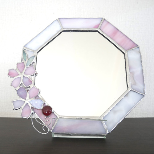 ❣️ステンドグラスミラー❣️ ステンドグラス八角ミラー | Stainedglass - atelier008