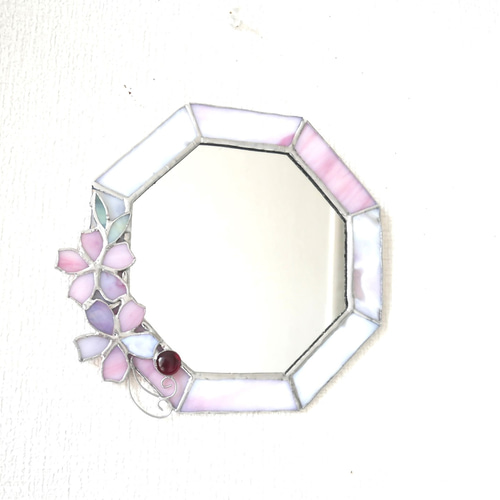 ❣️ステンドグラスミラー❣️ ステンドグラス八角ミラー | Stainedglass - atelier008