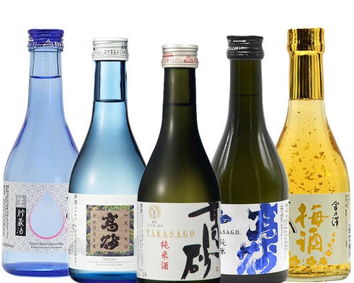 高砂 飲み比べセットC 吟醸生貯蔵酒 本醸造 純米酒石川門 金箔入り梅酒