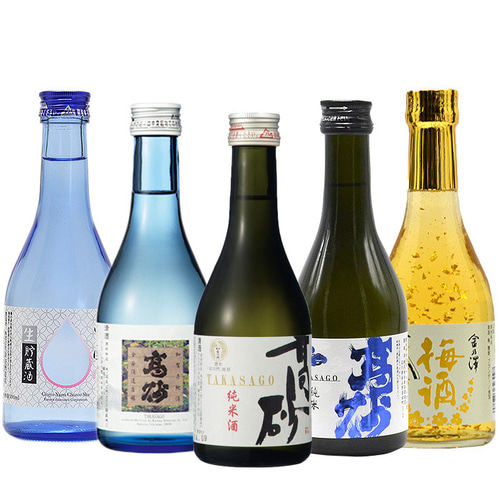 高砂 飲み比べセットC 吟醸生貯蔵酒 本醸造 純米酒石川門 金箔入り梅酒
