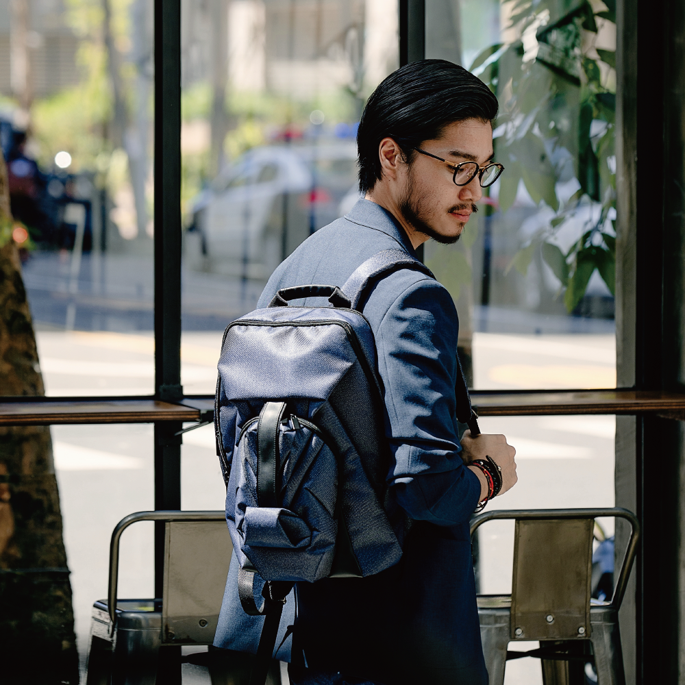 デニムマンドリル＿バックパック