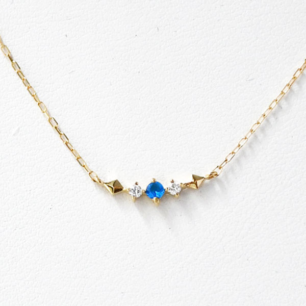 K18 アウイナイト ダイヤ ペンダント YK-BG017