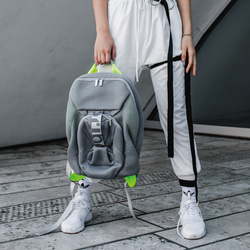 ともき 【ORIBAGU】AIRシルバー マンドリル型リュックバッグ AIRシルバーマンドリル＿バックパック リュック・バックパック