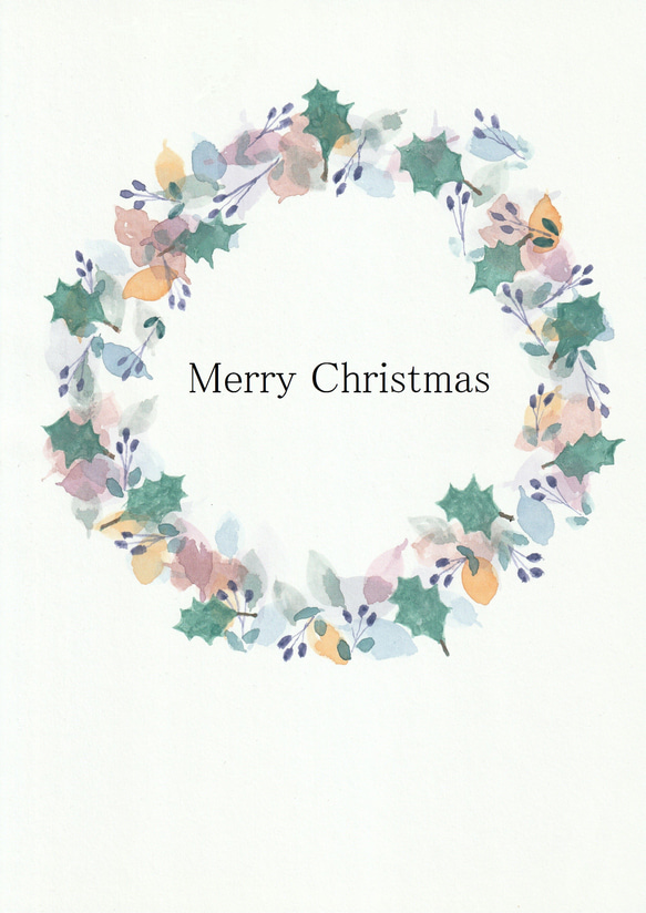 クリスマスカード　（５枚セット） 1枚目の画像