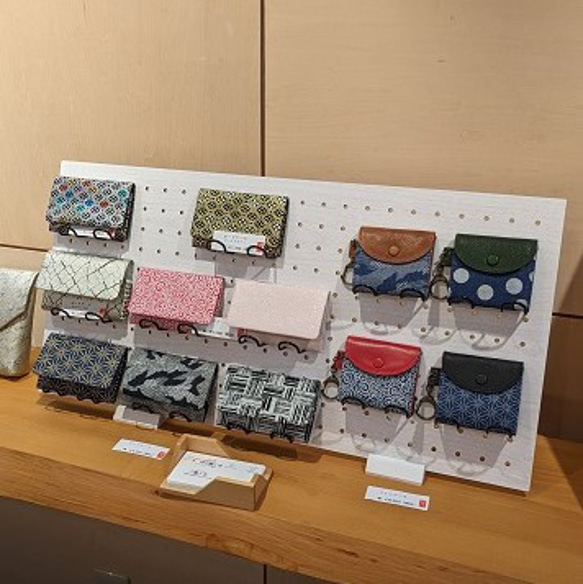 金彩工芸　竹節麻の葉　金仕上げ　デニム地製　「名刺入れ・カードケース」 13枚目の画像