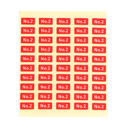 【台紙用シール】プライスダウン SALEシール　200枚（赤地×白文字）5×10㎜　20%off  30%off 50% 9枚目の画像