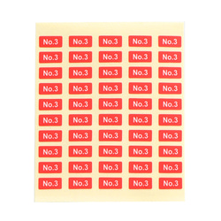 【台紙用シール】プライスダウン SALEシール　200枚（赤地×白文字）5×10㎜　20%off  30%off 50% 10枚目の画像