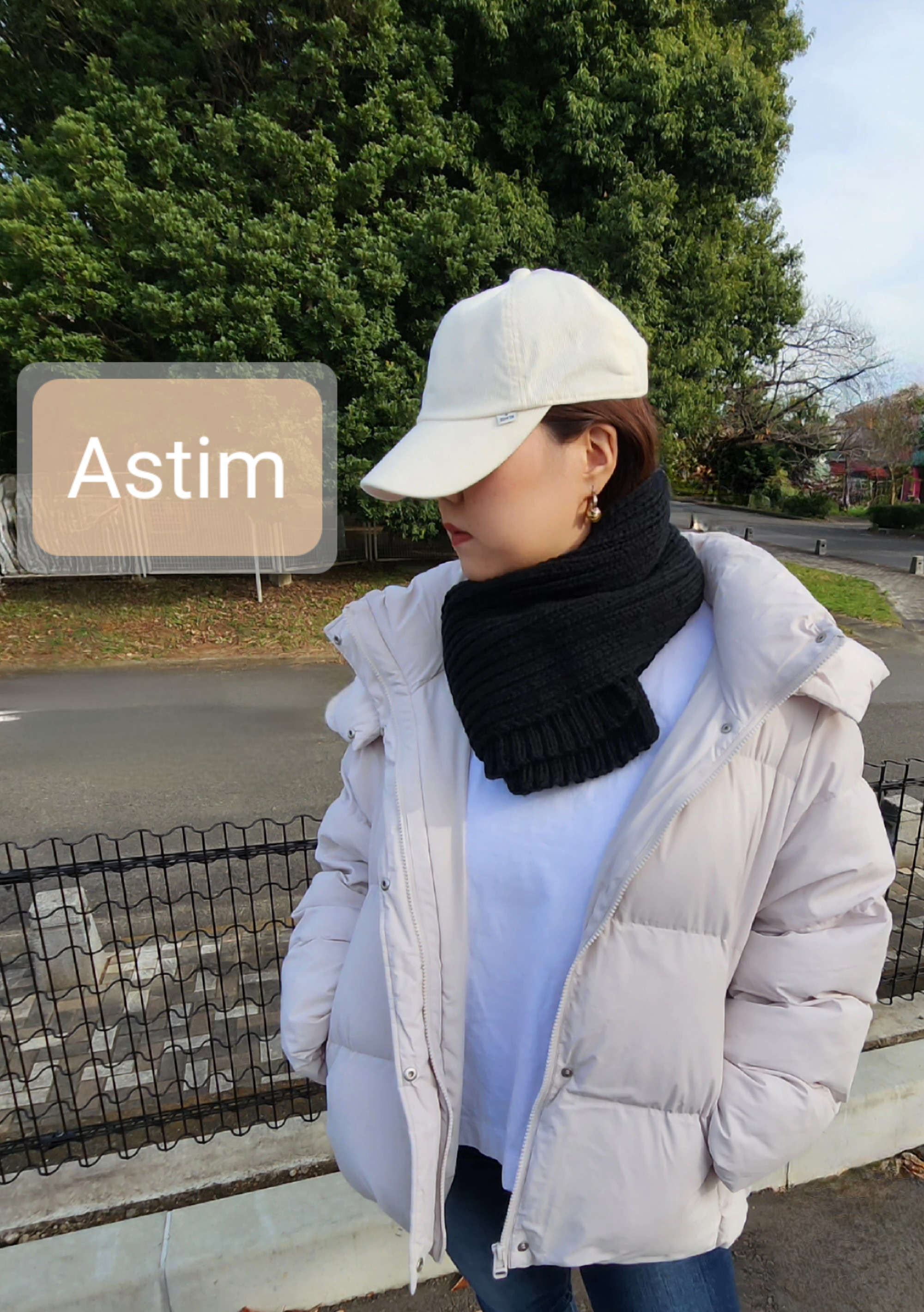 E103M【クリスマスギフト】ブラックがおしゃれ。立体感のあるリブ編みマフラー/ピュアメリノウール100％【送料無料】