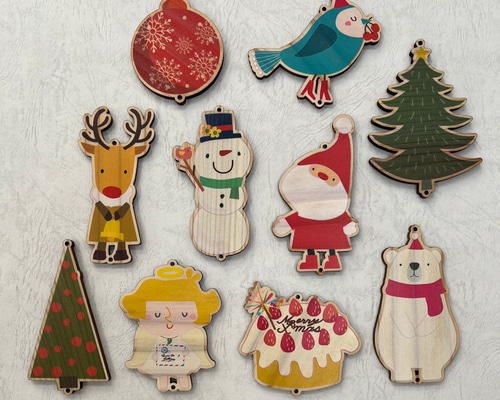 □クリスマス オーナメント②□10個 ガーランド いとの木 通販