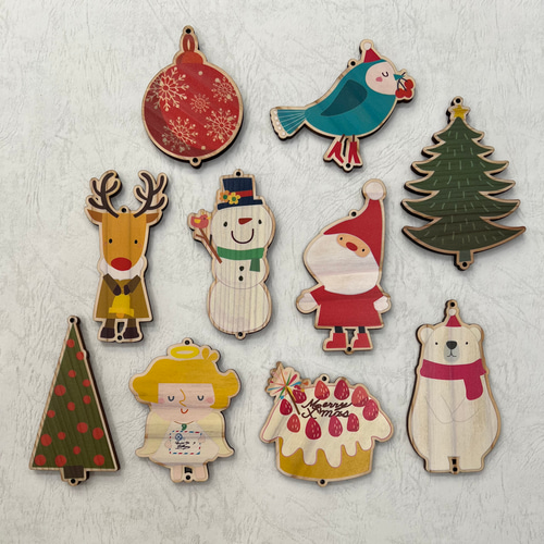 人気満点 トールペイント：クリスマスプレート 雪だるま スノーマン その他
