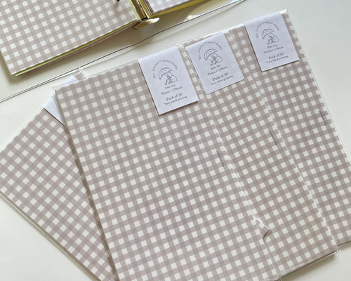 バインダー12months expenses リフィル　チェックシート付 バインダー12months expenses リフィル チェックシート付