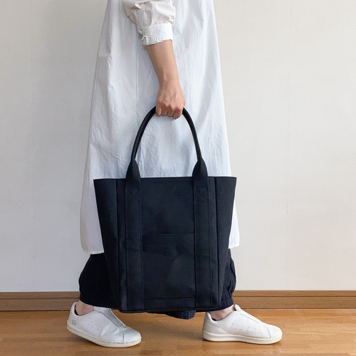 トートバッグ 02 黒 / 6号帆布 トートバッグ aoya bags 通販