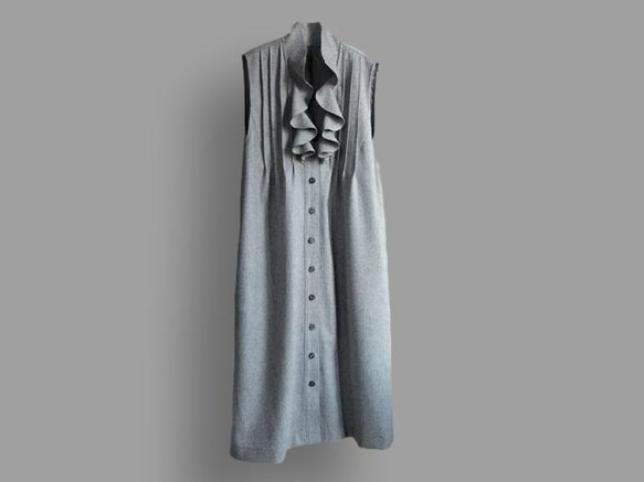 ～Series(裏付)ジャンパースカート…フリル襟～ 2枚目の画像